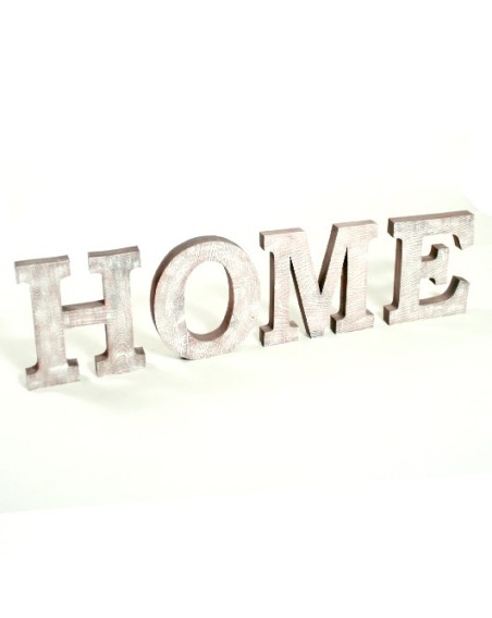 LETTRES BOIS DECORATIVES HOME 83X20CM