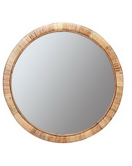 MIROIR ROND ROTIN DIA 32 CM