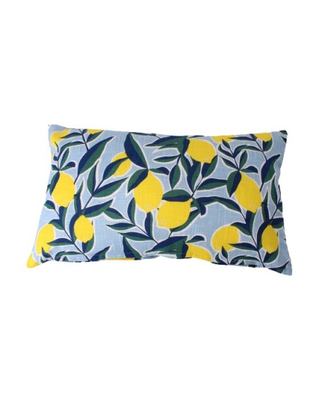 COUSSIN VILLA COTON FLAMME IMPRIME AOP CITRONS DEPERLANT ET ANTI UV