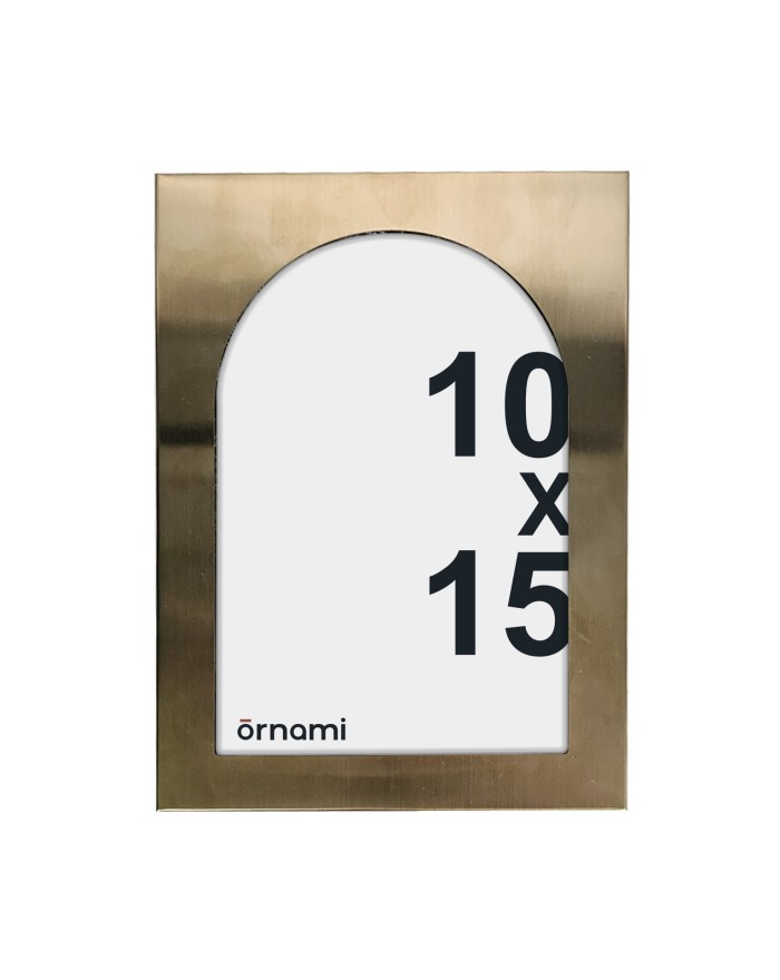 CADRE PHOTO METAL DORE ARCHE 10X15CM