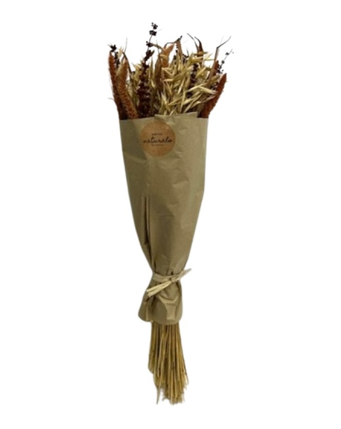 BOUQUET FLEURS SECHEES H60CM REDD