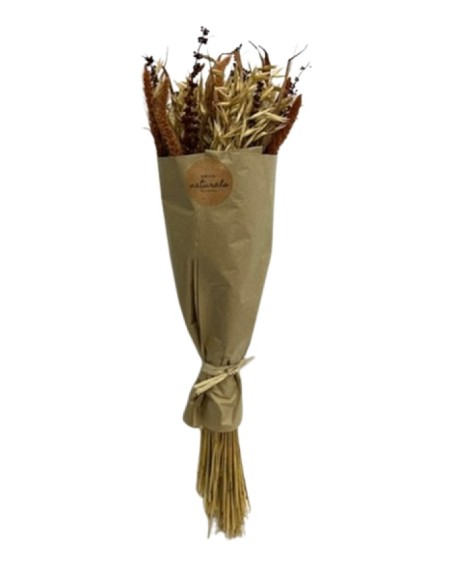 BOUQUET FLEURS SECHEES H60CM REDD