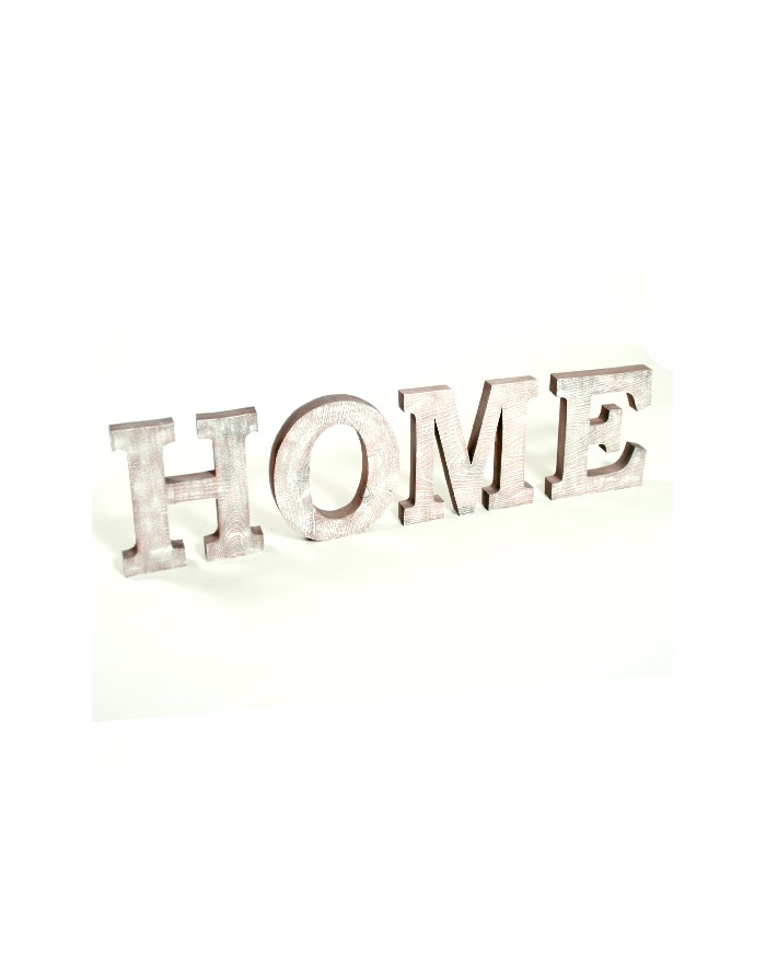 LETTRES BOIS DECORATIVES HOME 83X20CM