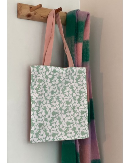 TOTE BAG  IMPRIME FLEURS