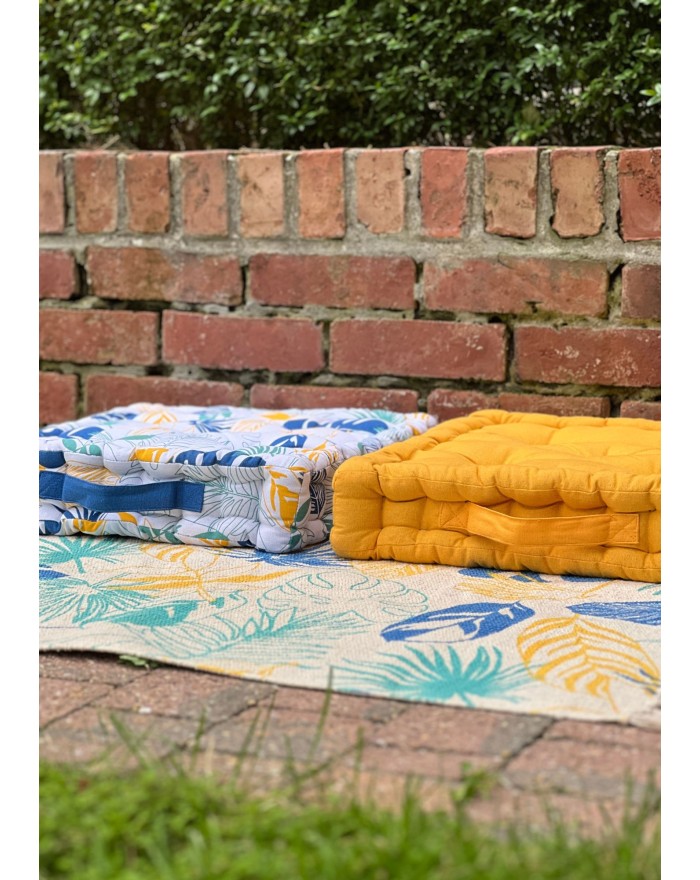 TAPIS RAMLA COTON FRANGES 60X90 CM