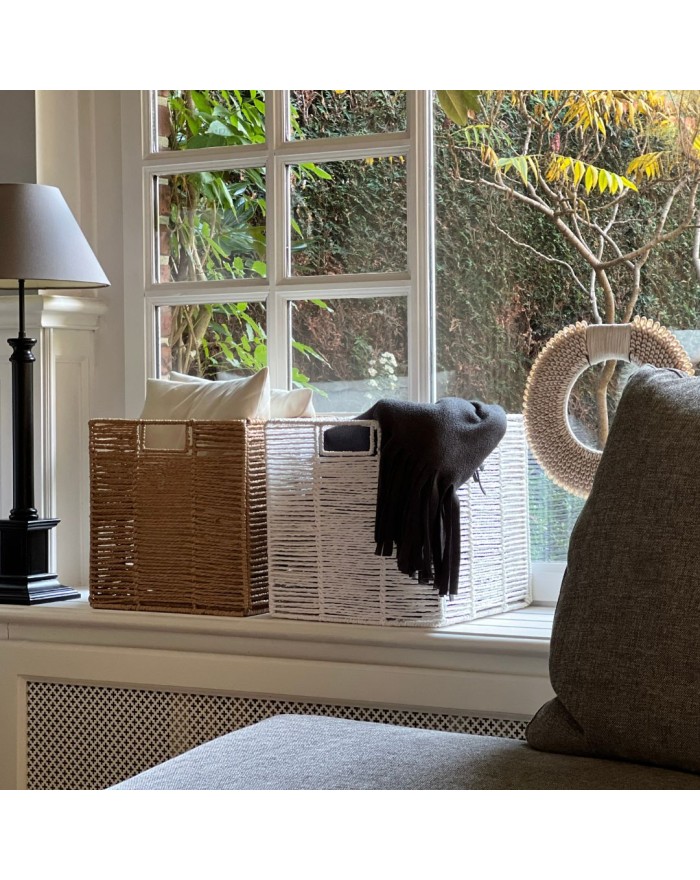 PANIER CUBE PLIABLE CORDE PP