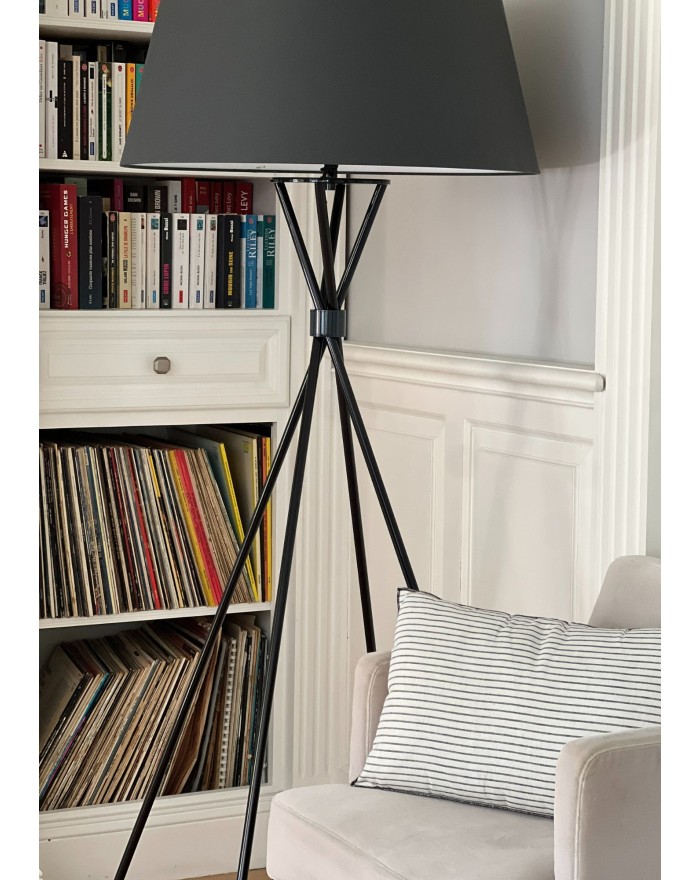 COUSSIN OPI 30X50 CM NOIR ECRU