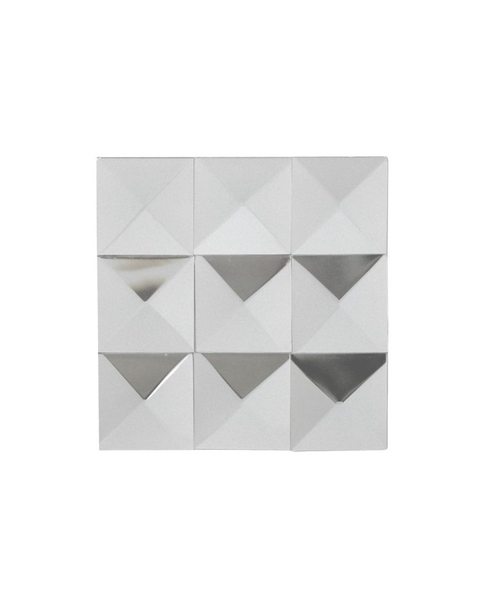 LOT 9 MIROIRS FACETTES 5X5 CM/PCE