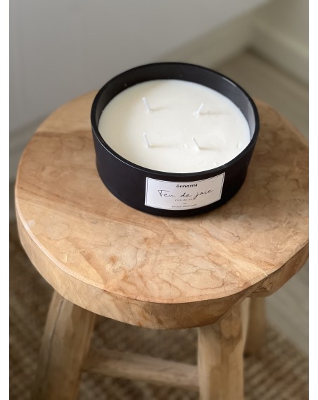 BOUGIE SOJA PARF. FEU DE JOIE 380GR 4 MECHES
