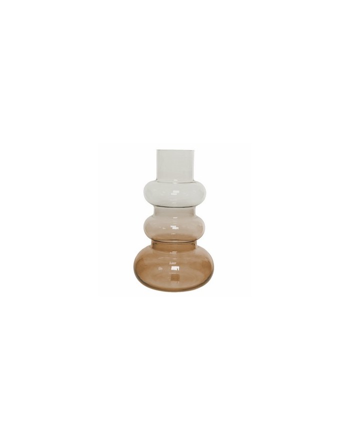 VASE MIRAGE  AMBRE DEGRADE HT 30CM