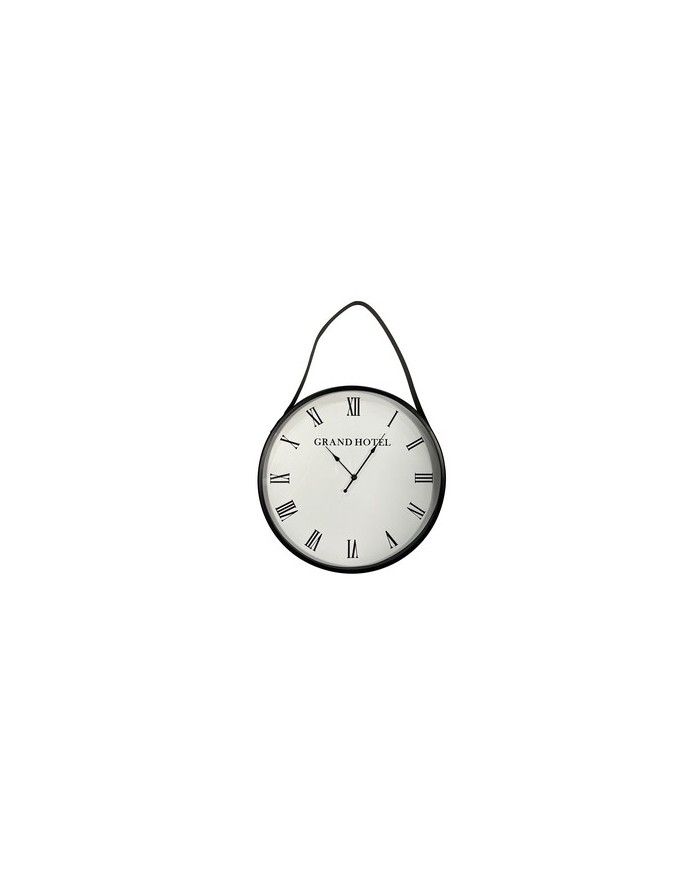 HORLOGE D40CM  ANSE PU  HT 60CM