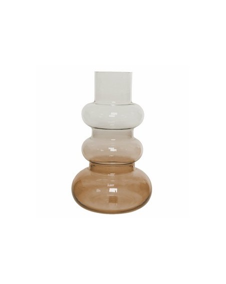 VASE MIRAGE  AMBRE DEGRADE HT 30CM