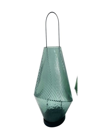LANTERNE  VERRE 18,5X30 CM