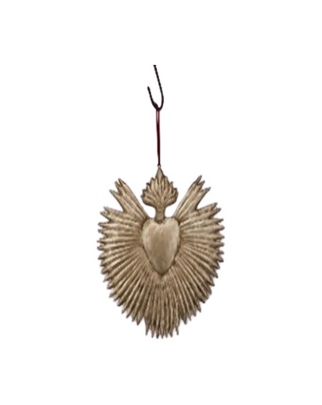 EX-VOTO METAL COEUR DIA 24 CM