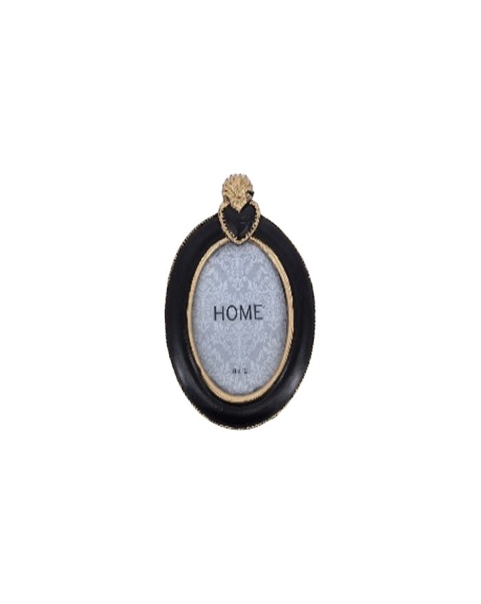 CADRE PHOTO OVALE EX VOTO RESINE H19CM