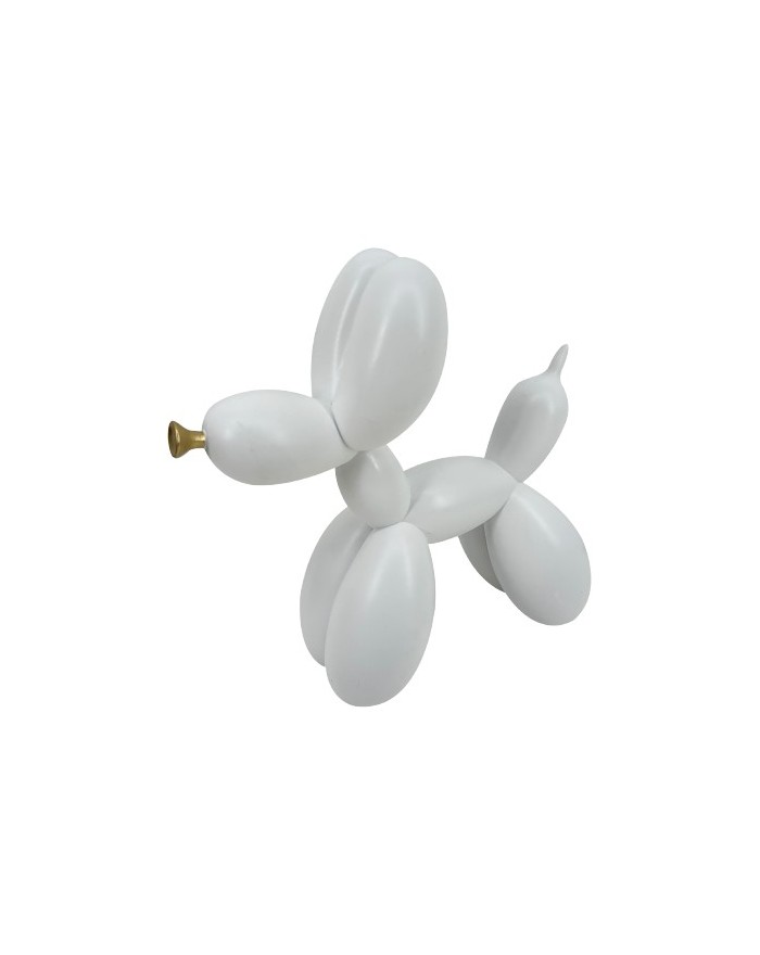 CHIEN BALLON RESINE  24 CM