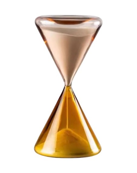 SABLIER VERRE TRIANGULAIRE H18CM