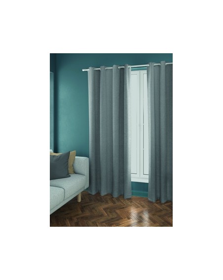 RIDEAU PHONIQUE LOUCA GRIS PERLE 140X240 CM