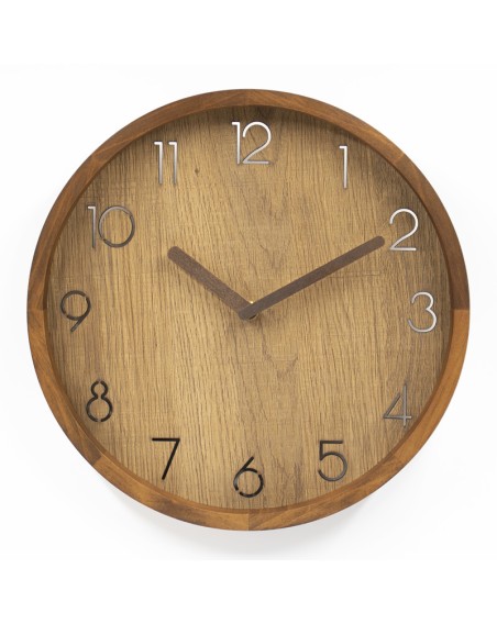 HORLOGE MAJA  TON BOIS DIA 30 CM