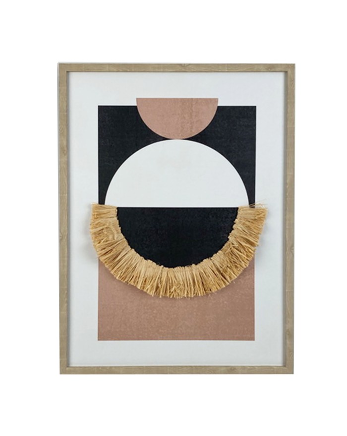 CADRE  3D MDF RAPHIA  40X60CM