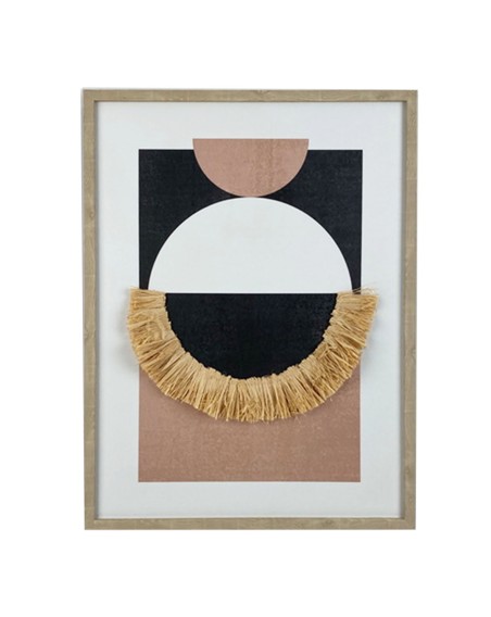 CADRE  3D MDF RAPHIA  40X60CM