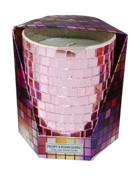 BOUGIE PARFUMEE 510G FACETTES MIROIR