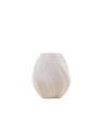 VASE PORCELAINE TWIST EFFET GRANIT H.15,5 CM