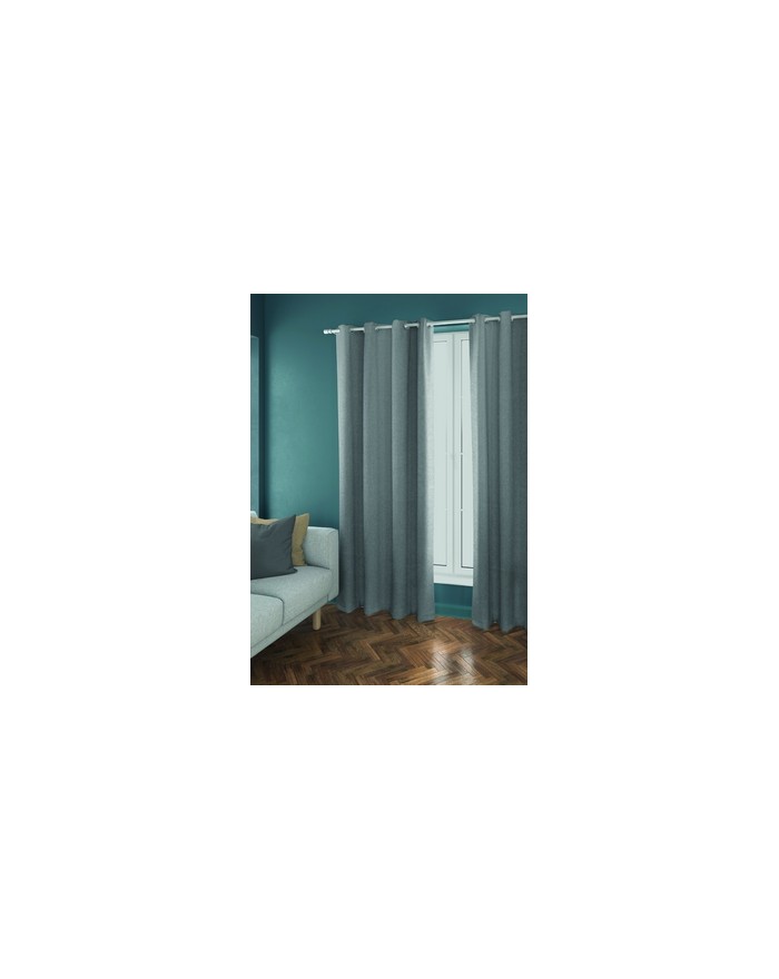RIDEAU PHONIQUE LOUCA GRIS PERLE 140X240 CM