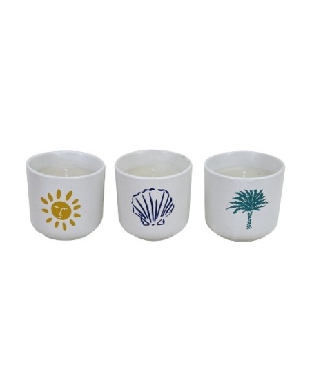 BOUGIE PARF. 170G CONTENANT CERAM+BOITE DECO