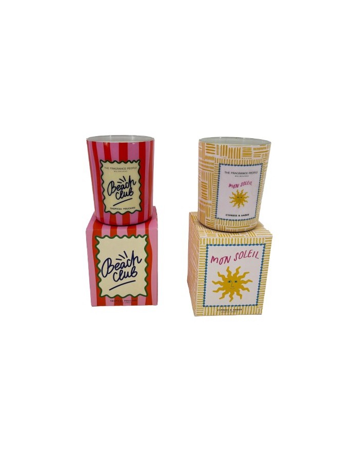 BOUGIE PARF.510G CONTENANT VERRE LAQUE+BOITE DECO