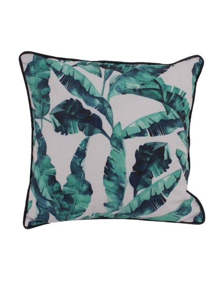 COUSSIN 40X40CM ALIX FEUILLAGE TROPICAL