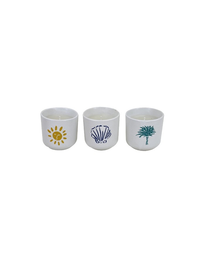 BOUGIE PARF. 170G CONTENANT CERAM+BOITE DECO