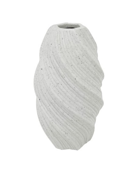 VASE PORCELAINE TWIST EFFET GRANIT 26 CM