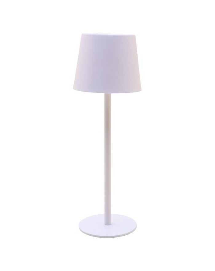 LAMPE USB METAL BLANC 27CM