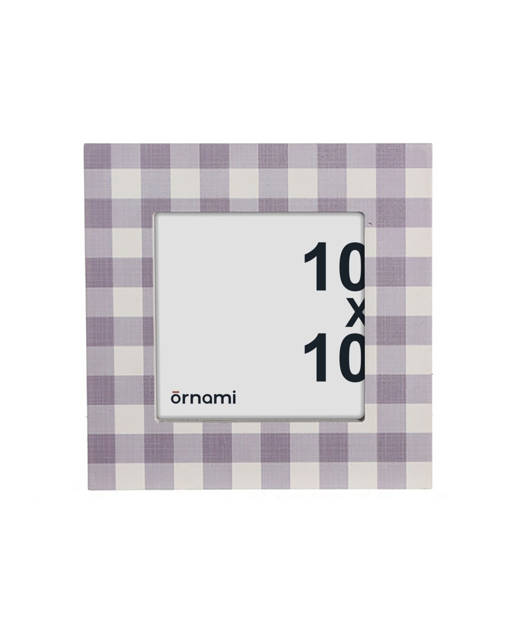 CADRE PHOTO 10X10 IMPRIME VICHY LILAS