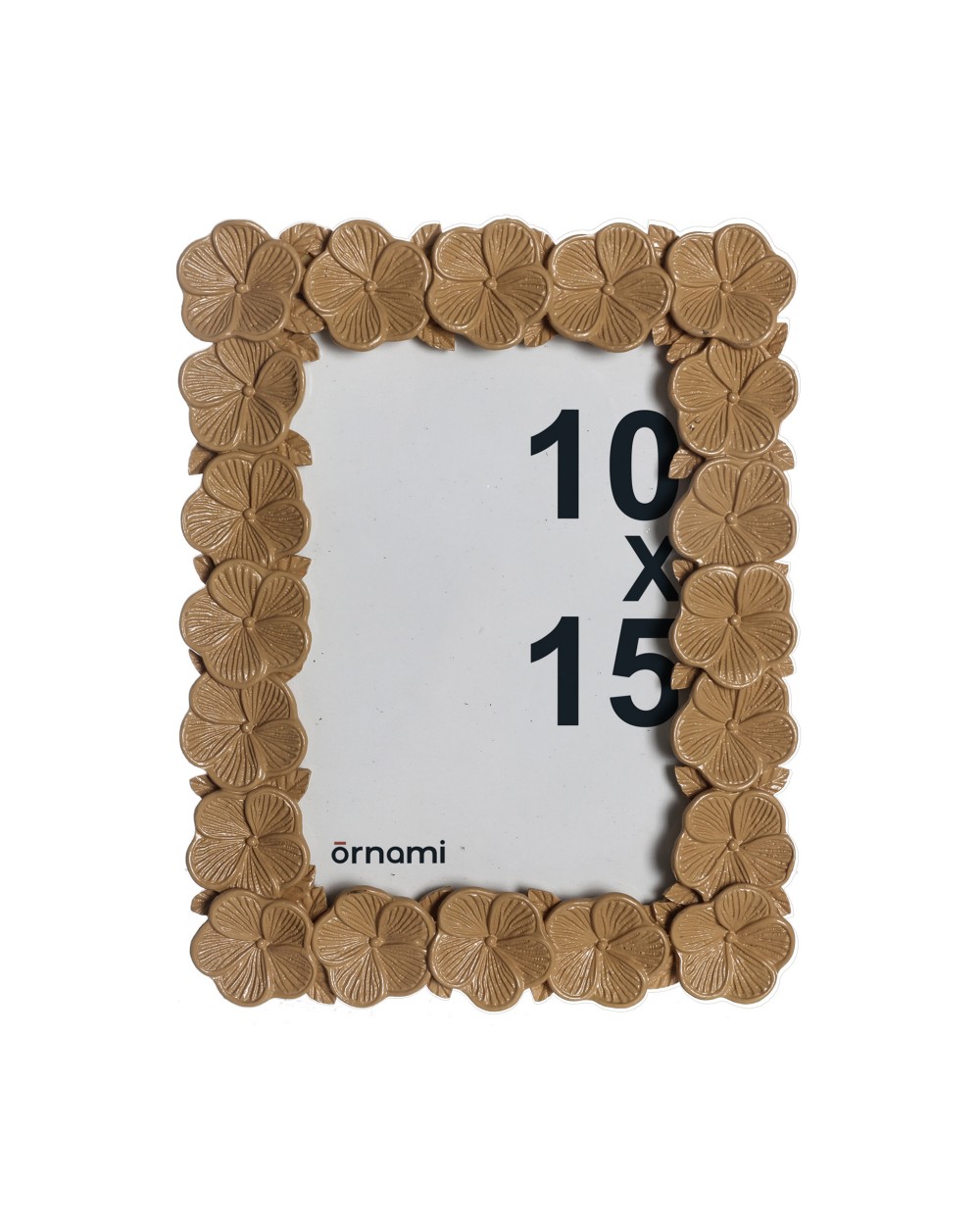 CADRE PHOTO 10X15 FLEUR RESINE