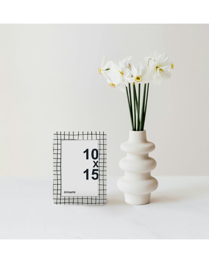 CADRE PHOTO 10X15 QUADRILLE...