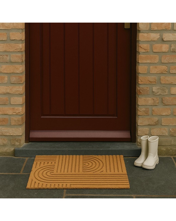 PAILLASSON COCO EMBOSSE 40X60CM MOTIFS ARTY