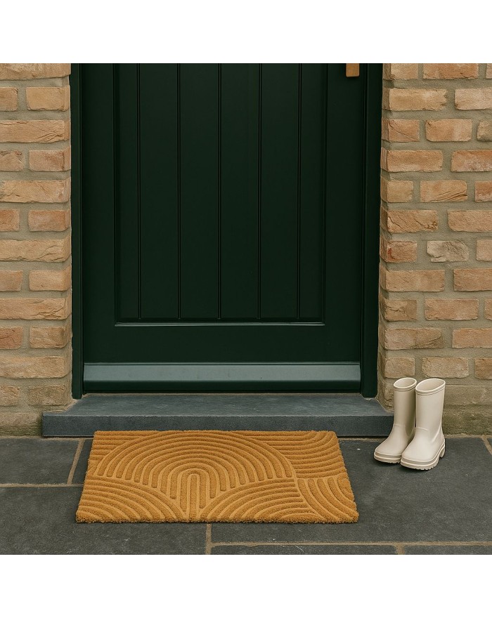 PAILLASSON COCO EMBOSSE 40X60CM MOTIFS ARCHES