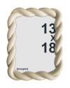 CADRE PHOTO TORSADE PS ECRU 13X18CM