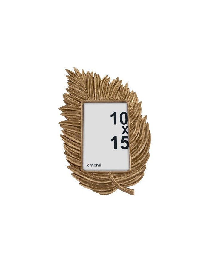 CADRE PHOTO FEUILLE RESINE 10X15CM