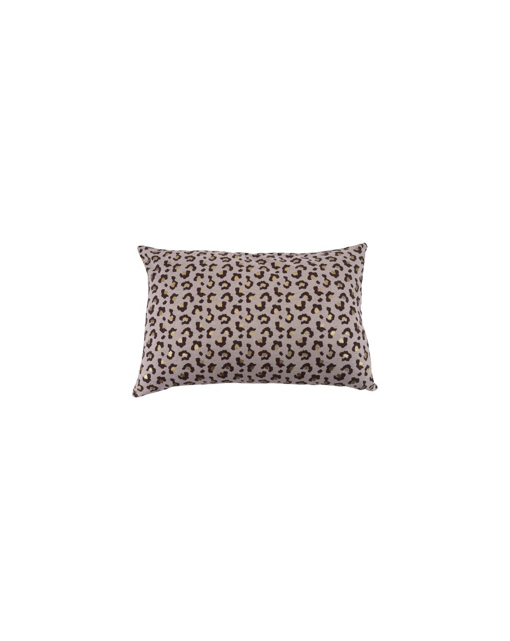COUSSIN COTON  LEOPARD METALLISE 40X60CM