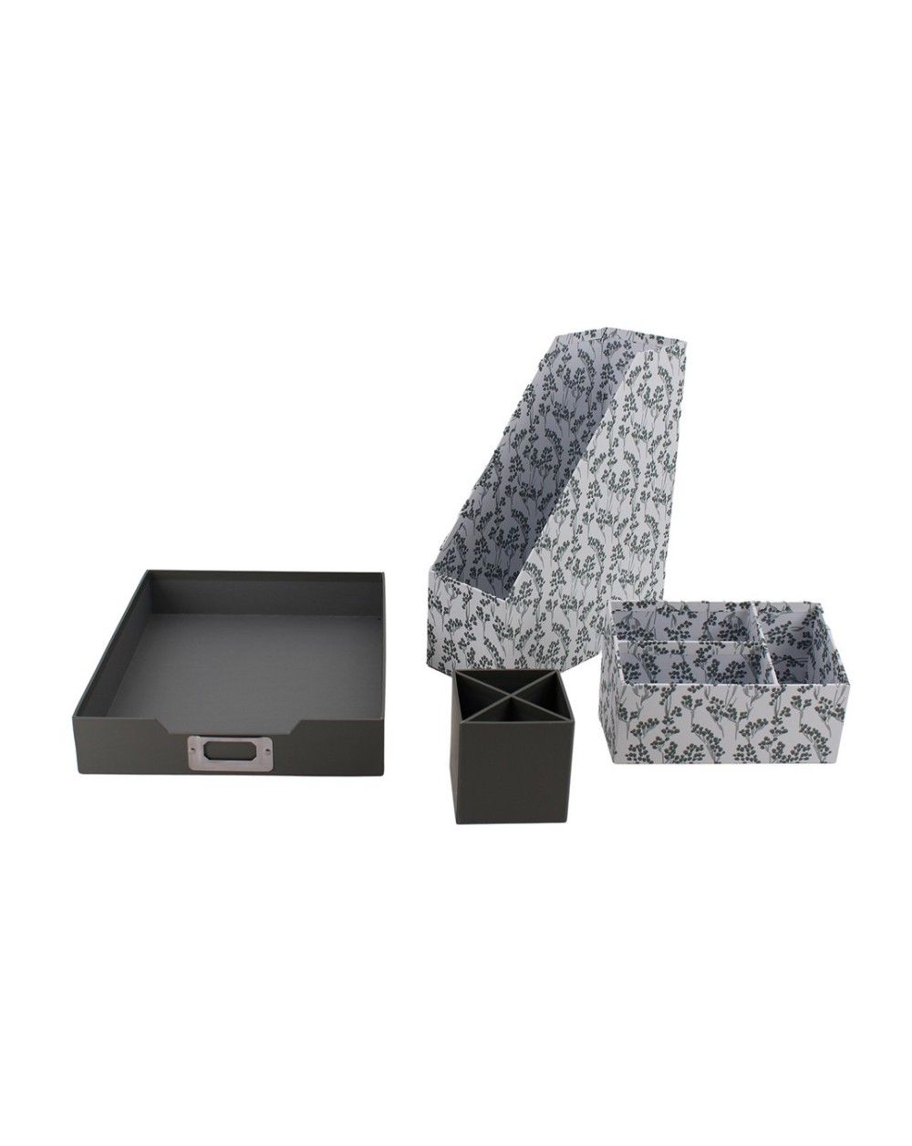 SET BUREAU 4 PIECES CARTON RECYCLE