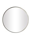 MIROIR ROND METAL  DORE D. 60CM