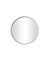 MIROIR ROND METAL DORE D.80CM