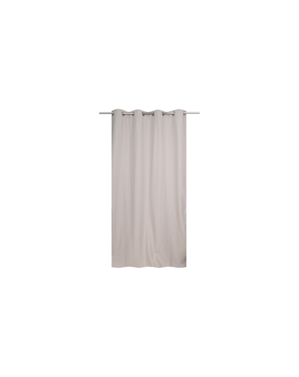 RIDEAU OCCULTANT THERMIQUE DOUBLE  POLAIRE CREME 140X240CM