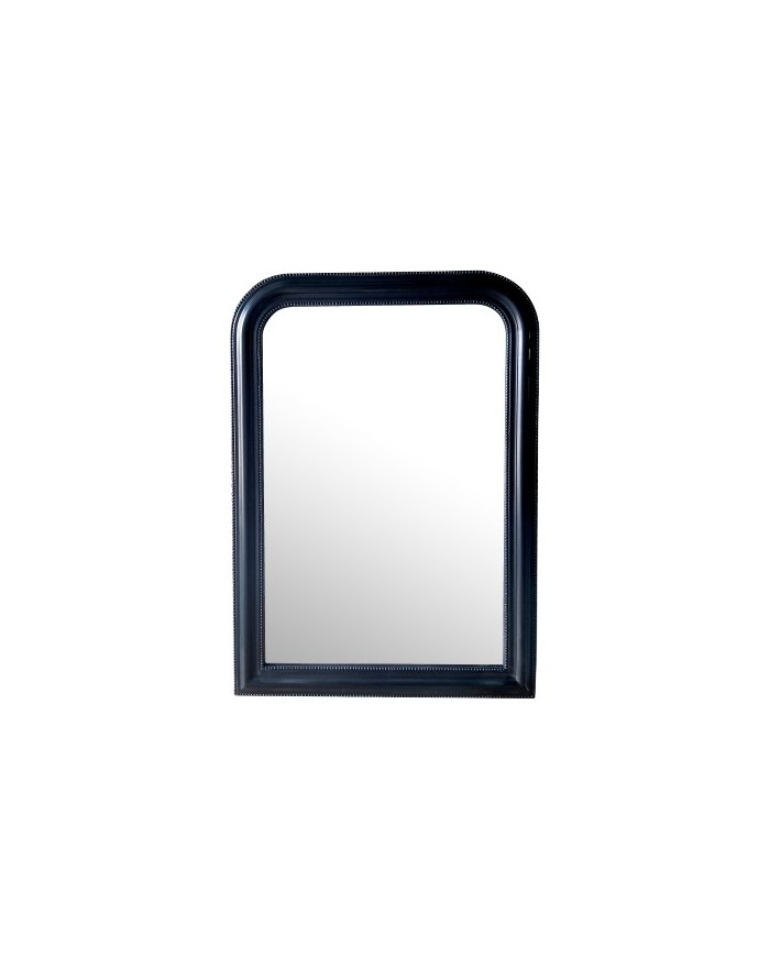 MIROIR ANGLES ARRONDIS NOIR 70X100CM