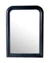 MIROIR ANGLES ARRONDIS NOIR 70X100CM