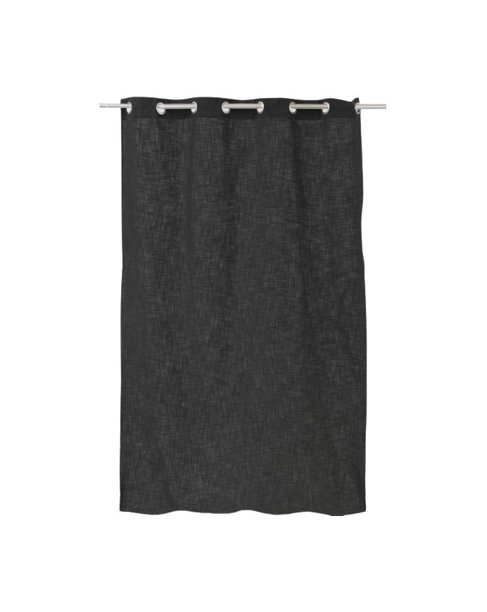 RIDEAU COTON NOIR 140X250 CM