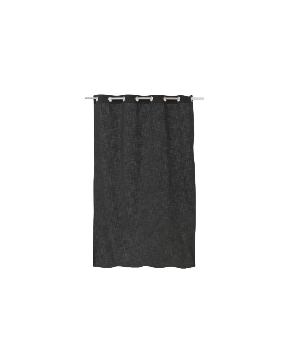 RIDEAU COTON NOIR 140X250 CM
